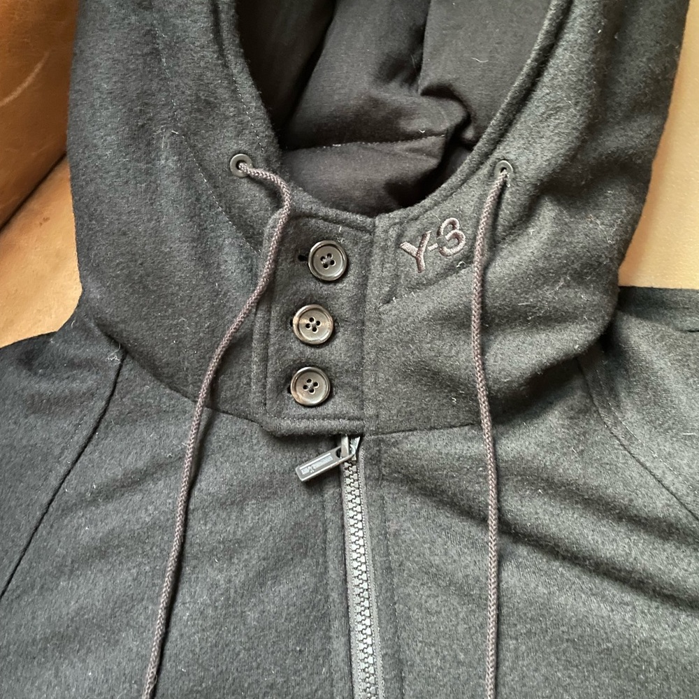 Y3 Yohji Yamamoto adidas wool cashmere black ultimate puffer down jacket winter - Picture 7 of 17